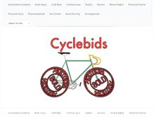 Tablet Screenshot of cyclebids.com